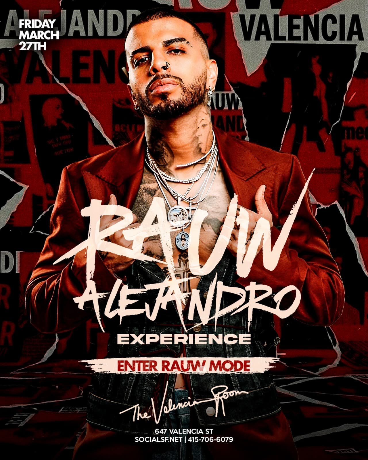 Urbano Presents Rauw Alejandro Experience @ The Valencia Room