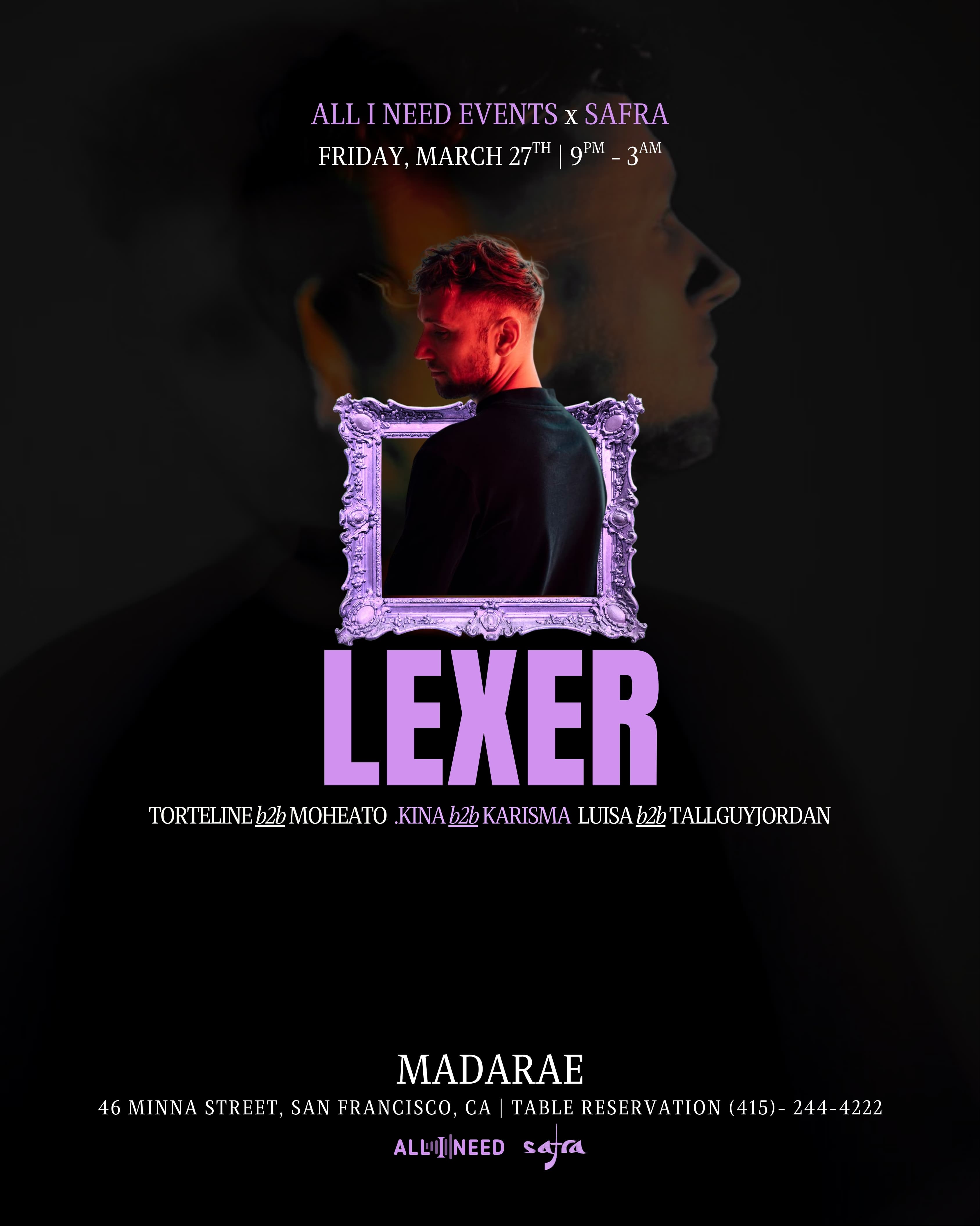 LEXER  AT MADARAE SAN FRANCISCO