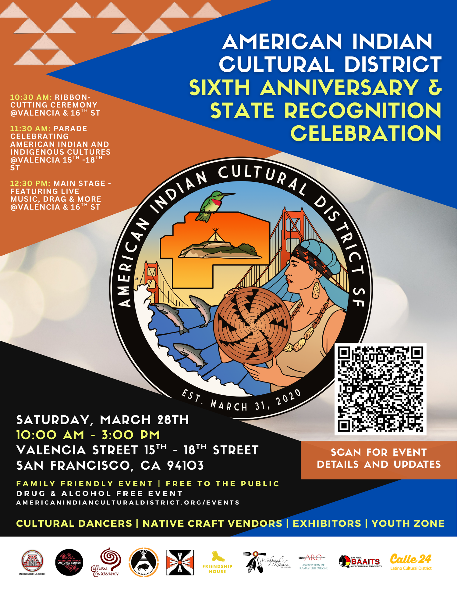 SF’s American Indian Cultural District Festival, Parade + Block Party (2026)