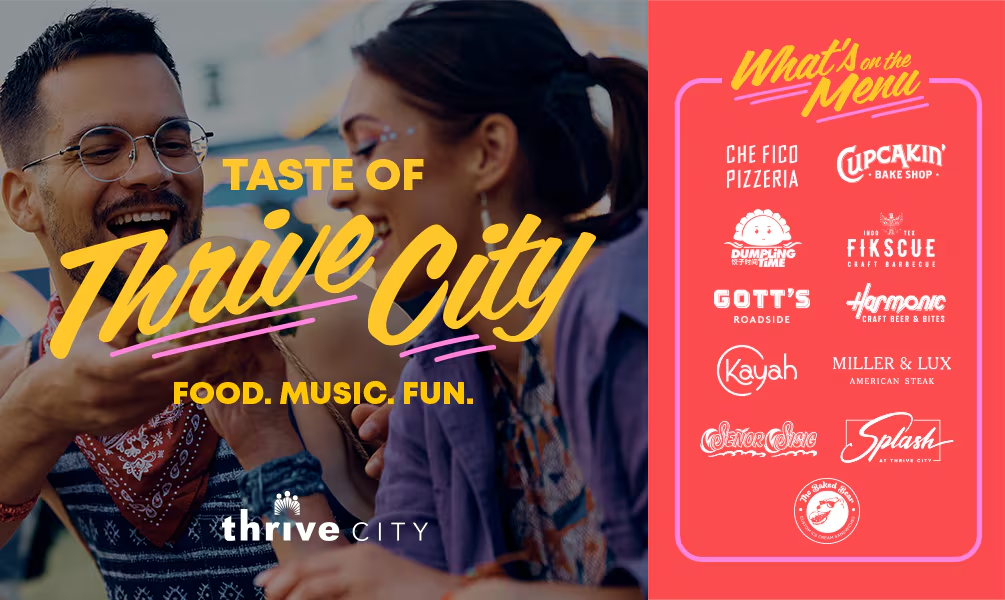 SF’s First Ever “Taste of Thrive City” w/ $6 Tasting Tickets (2026)