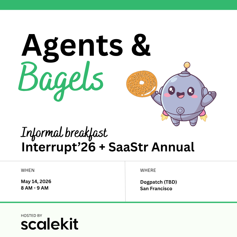 Agents & Bagels: Interrupt'26 + SaaStr Breakfast