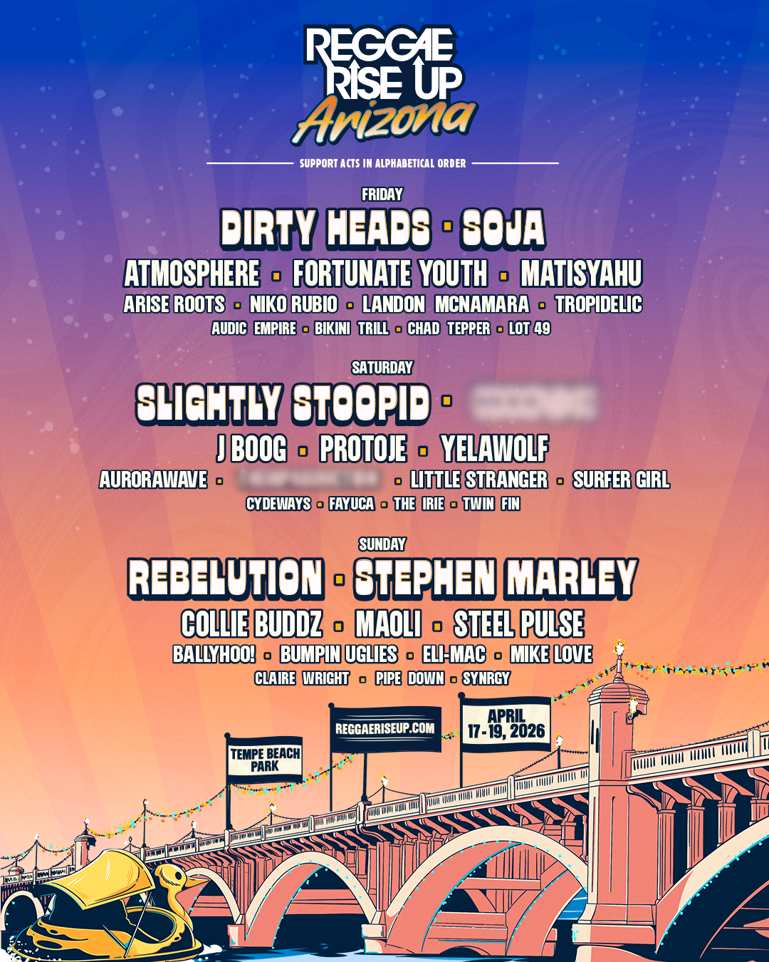 Reggae Rise Up Arizona - Discount Code 'HUGS'