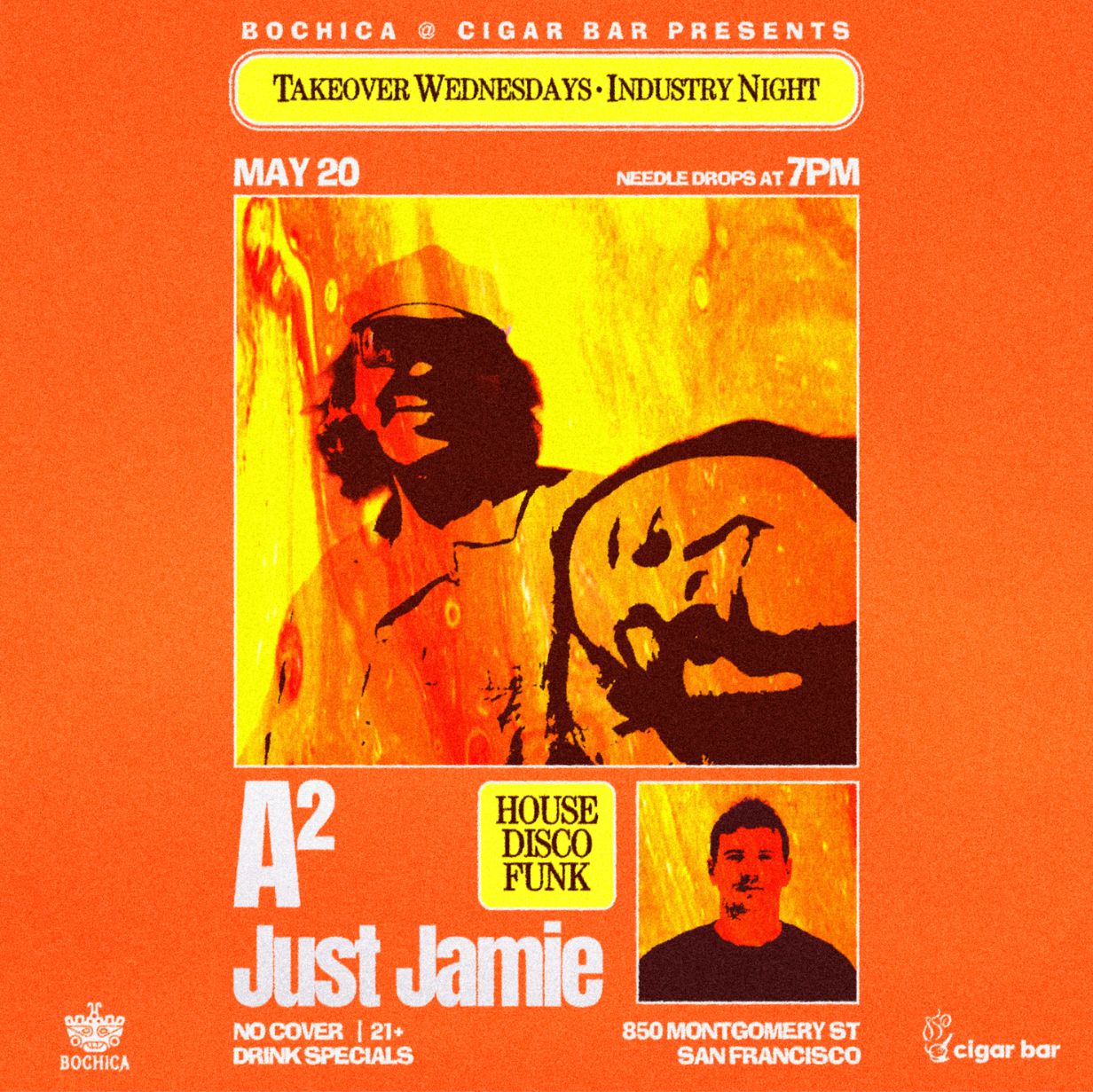 Takeover Wednesdays: Industry Night – A² & Just Jamie
